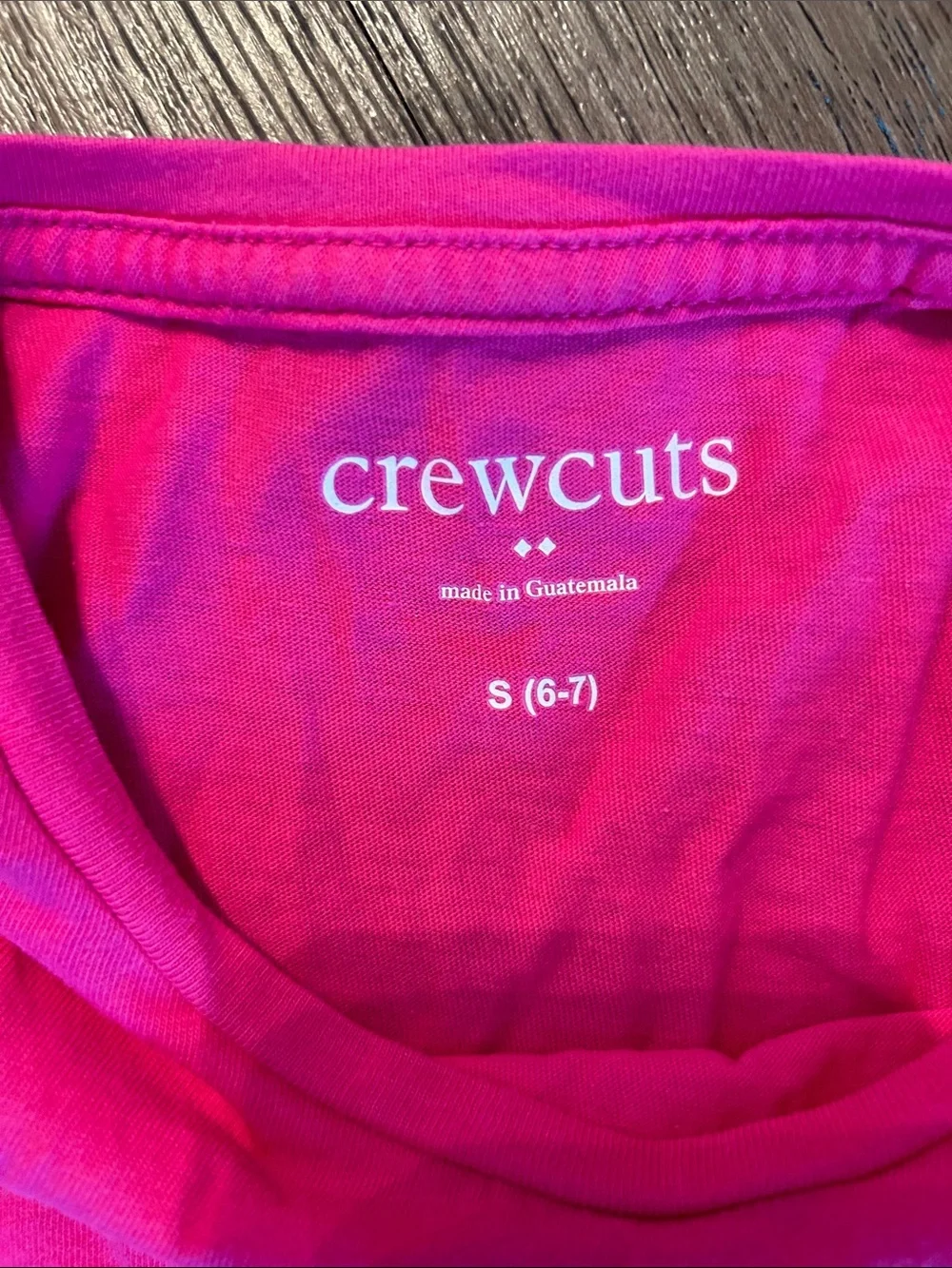 Crewcuts Bright Pink Flutter Sleeve Tee with Navy Floral Skirt